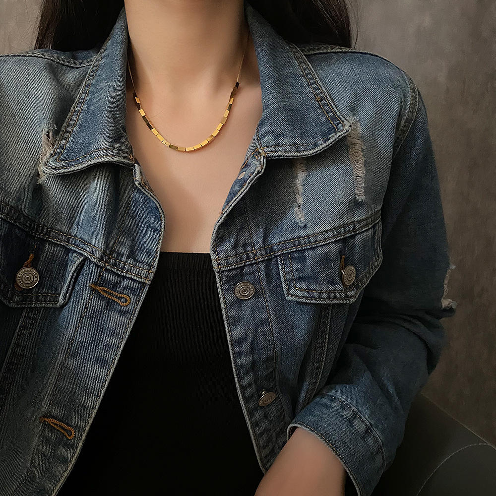 Herringbone Chain Necklace