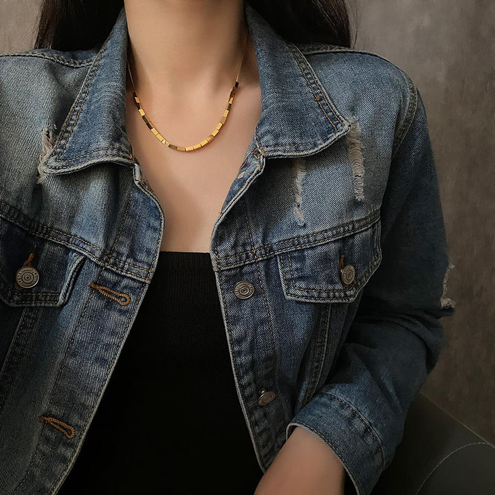 Herringbone Chain Necklace