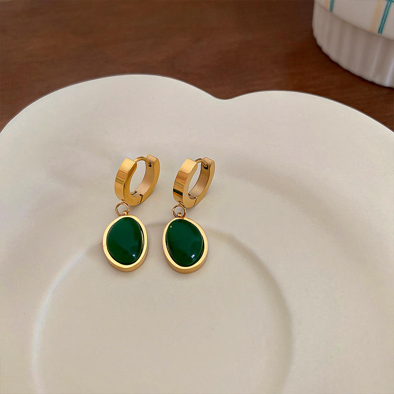 Emerald Stone Jewelry Set