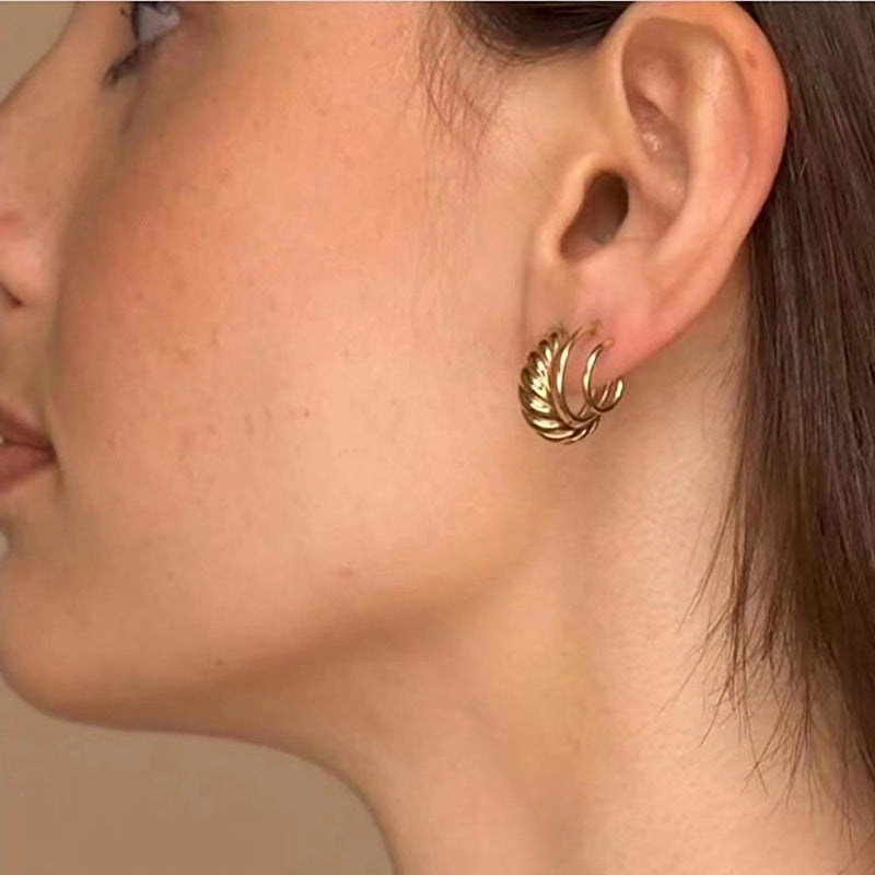 C-shaped Earrings