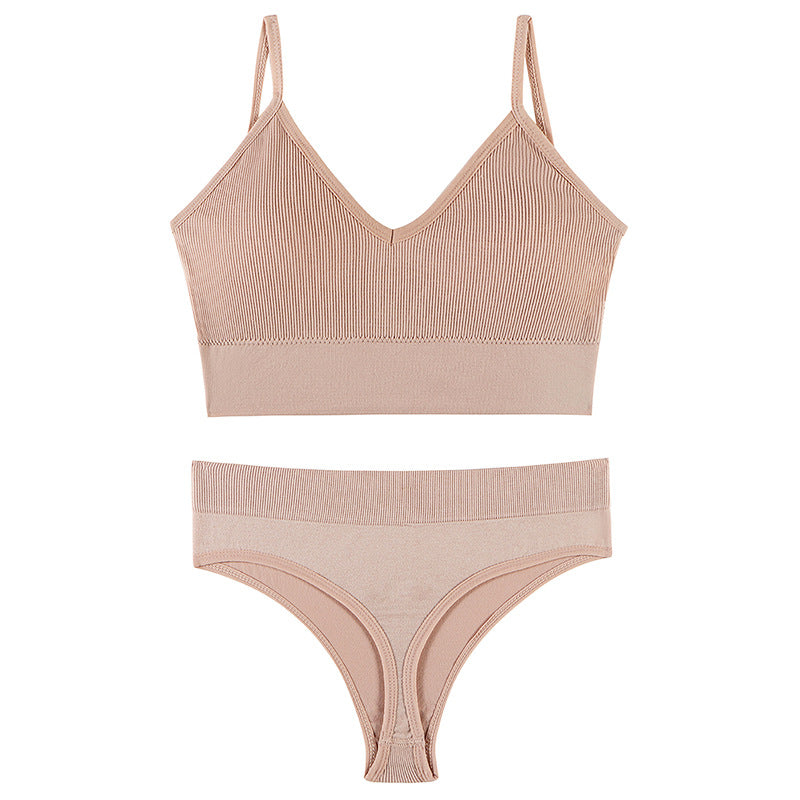 PureEase Ribbed Intimates Set