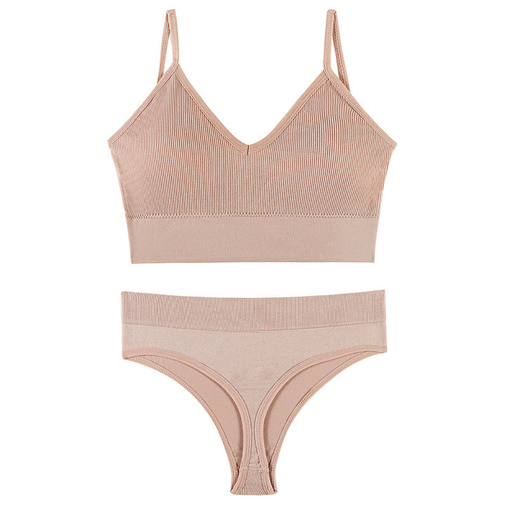 PureEase Ribbed Intimates Set