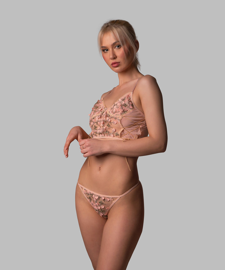 Fleur Rosé Enchantée Lingerie Set