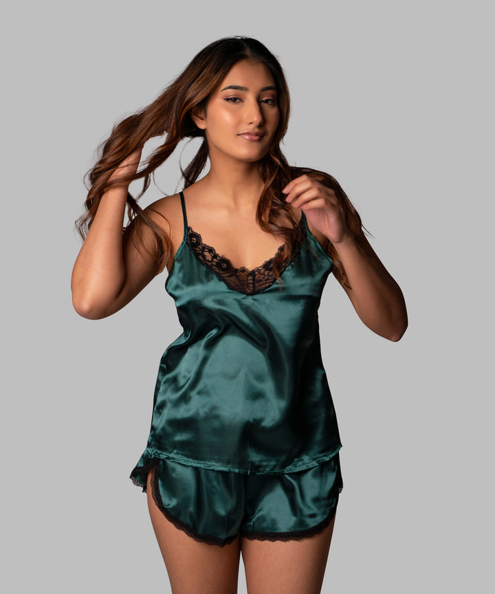 Sophistique Lace-Trimmed Pajama